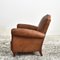 Club chair vintage in pelle, Francia, anni '30, Immagine 3