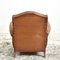 Vintage French Leather Club Chair, 1930s, Image 4