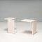 Tavolini Diana B bianchi di Konstantin Grcic per Classicon, set di 2, Immagine 2