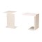 Diana B White Side Tables by Konstantin Grcic for Classicon, Set of 2, Image 1