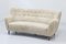 Danish Modern Sofa with Sheep Skin, 1950s 1