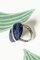 Silver and Lapiz Lazuli Ring by Torun Bülow-Hübe, 1960s 4