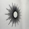 Specchio brutalista in ferro battuto nero, Francia, anni '50, Immagine 14