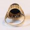 Vintage 14k Yellow Gold Onyx Cocktail Ring, 1960s, Image 3