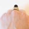 Vintage 14k Yellow Gold Onyx Cocktail Ring, 1960s 10