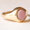 English 18k Yellow Gold with Agate Signet Ring, 1896, Image 7