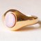 English 18k Yellow Gold with Agate Signet Ring, 1896 2