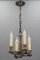 Neoclassical French Silver Color Brass Four-Light Chandelier, 1920s 9