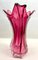 Vase en Cristal Sculpté avec Noyau Sommerso par Val Saint Lambert, Belgique, 1950s 4