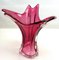 Vase en Cristal Sculpté avec Noyau Sommerso par Val Saint Lambert, Belgique, 1950s 9