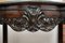 Antique Console Table in Exotic Wood with Gray Marble, 1800s 3