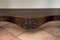 Antique Console Table in Exotic Wood with Gray Marble, 1800s 4