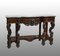 Antique Console Table in Exotic Wood with Gray Marble, 1800s, Image 1