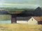 Field Barns, 1950s, Huile sur Panneau, Encadré 7