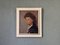 Swedish Artist, Portrait of Lady with Auburn Hair, Oil Painting, 1969, Framed, Image 10