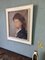 Swedish Artist, Portrait of Lady with Auburn Hair, Oil Painting, 1969, Framed 5