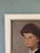 Schwedischer Künstler, Porträt einer Dame mit kastanienbraunem Haar, Ölgemälde, 1969, gerahmt 7