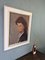Swedish Artist, Portrait of Lady with Auburn Hair, Oil Painting, 1969, Framed, Image 4