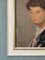 Schwedischer Künstler, Porträt einer Dame mit kastanienbraunem Haar, Ölgemälde, 1969, gerahmt 8
