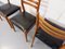 Chaises Scandinaves Vintage en Bois et Skaï, 1960s 5