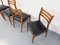 Scandinavian Wood and Skai Chairs, 1950s-1960s, Set of 4, Image 9