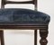 Viktorianische Vintage Stühle aus dunklem Nussholz, 2er Set 7