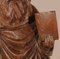Deutscher Künstler, Statue eines Mönchs mit Bibel und Ziborium, 16. Jh., Eiche 14