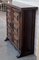 19th Century Narrow Catalan Spanish Baroque Carved Walnut Credenza, 1890s, Image 6