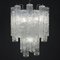 Mid-Century Murano Glass Chandelier Tronchi by Toni Zuccheri for Venini, Italy, 1960s 4