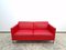 Ds 118 Real Leather Sofas Garnitur in the Color Red from de Sede, Set of 2, Image 4