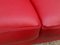 Ds 118 Real Leather Sofas Garnitur in the Color Red from de Sede, Set of 2 5