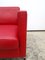 Ds 118 Real Leather Sofas Garnitur in the Color Red from de Sede, Set of 2, Image 9