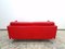 Ds 118 Real Leather Sofas Garnitur in the Color Red from de Sede, Set of 2 10
