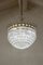 Vintage Empire Crystal Suspension Chandelier with 5 Lights, 1940s 4