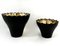 Vintage Gold and Black Vases, Set of 2, Image 1