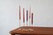 Skandinavische Vintage Kerzenständer aus Messing, 1960er, 5 . Set 2