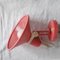 Vintage German Adjustable Wall Lamp in Pink Metal and Plastic from Brilliant, 1990s, Image 4