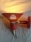 Vintage German Adjustable Wall Lamp in Pink Metal and Plastic from Brilliant, 1990s, Image 6