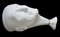 Jarrón con cabeza de hombre de porcelana blanca de Ilona Romule, Imagen 1