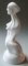 Ilona Romule, Woman Figure on a Pedestal, 21st Century, Porcelain with Silver Details 4