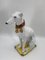 Large Greyhound Statue, Italian Majolica, 1940s, Image 3