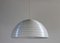 Step Ceiling Lamp in White Lacquered Metal by Martinelli Luce, 1970s 2