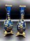 Glass Bronze Mounted Vases by Alphonse Giroux Paris in the style of Japanese, Set of 2 10