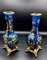 Glass Bronze Mounted Vases by Alphonse Giroux Paris in the style of Japanese, Set of 2 11