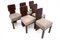 Art Deco Chairs, Poland, 1940s, Set of 6 2