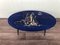 Vintage Coffee Table in Metal and Lacquered and Painting Wood, Italy, 1950s 17