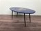 Vintage Coffee Table in Metal and Lacquered and Painting Wood, Italy, 1950s 3