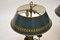 Lampade da tavolo in ottone con paralumi Tole, anni '30, set di 2, Immagine 5