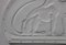 Negativo en relieve de los lobos de Roma en litofano y porcelana de hueso de Ilona Romule, Imagen 4