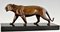 Irenee Rochard, Art Deco Sculpture of a Panther, 1930s, Bronze 2